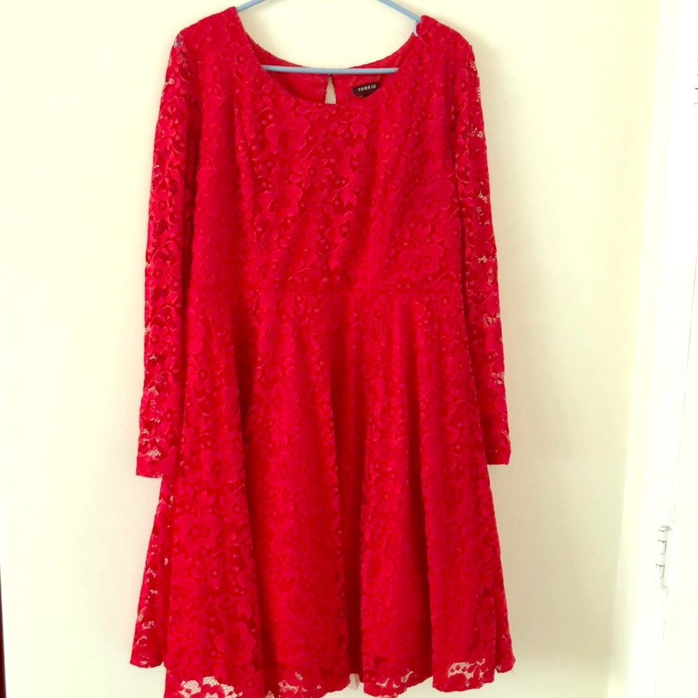 Red Lace Dress